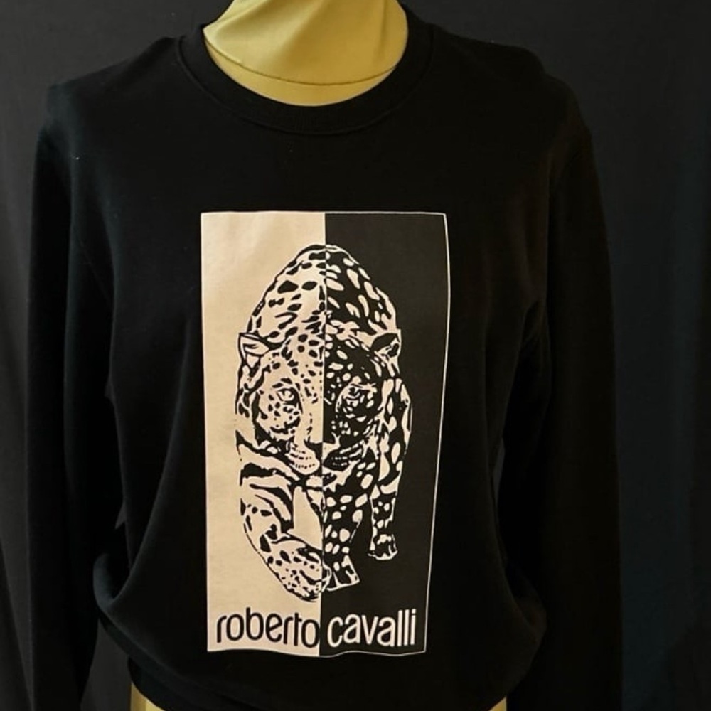 Roberto Cavalli sweatshirt W M - Picture 1 of 3